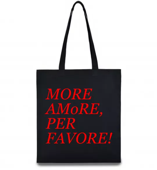 Эко-сумка More Amore Черный фото