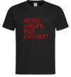 Чоловіча футболка More Amore Чорний Чоловіча футболка More Amore Чорний фото