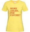 Женская футболка More Amore Лимонный Женская футболка More Amore Лимонный фото