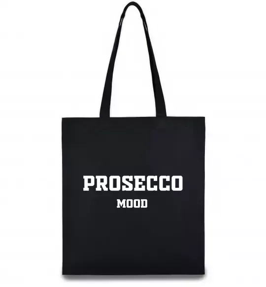 Еко-сумка Prosecco mood Чорний фото
