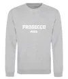 Свитшот Prosecco mood Серый меланж фото