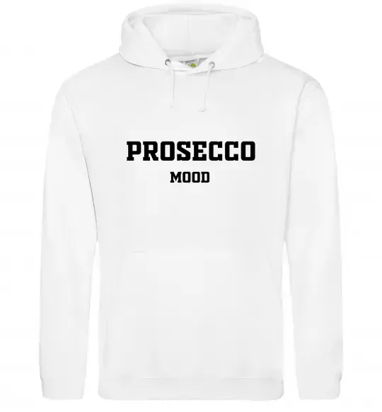 Женская толстовка (худи) Prosecco mood Белый фото
