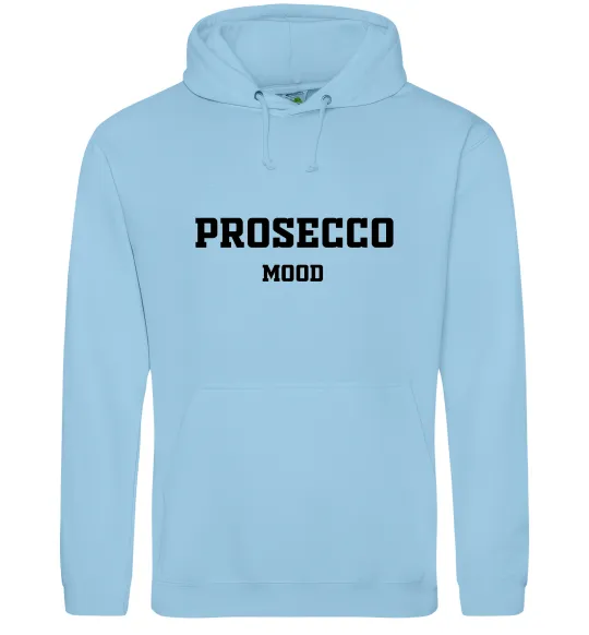 Жіноча толстовка (худі) Prosecco mood Блакитний фото