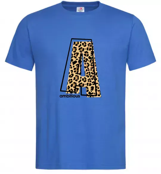 Чоловіча футболка Ambitious Яскраво-синій фото