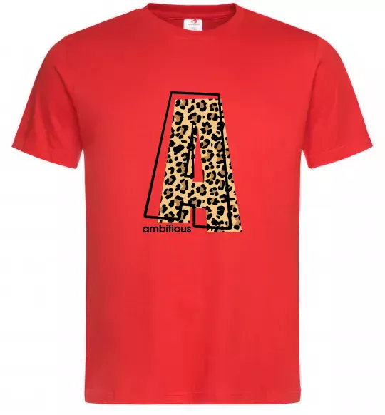 Чоловіча футболка Ambitious Червоний фото