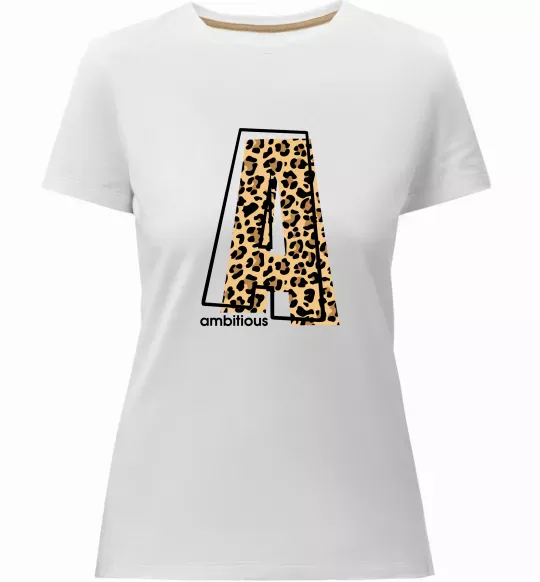 Жіноча преміум футболка Ambitious Білий фото