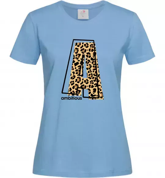 Жіноча футболка Ambitious Блакитний фото