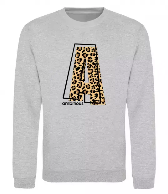 Світшот Ambitious Сірий меланж фото