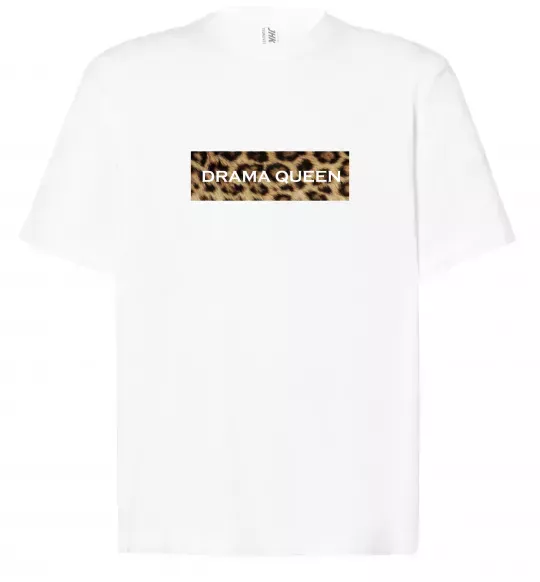 Футболка Оверсайз Drama Queen Білий фото