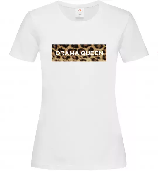 Жіноча футболка Drama Queen Білий фото