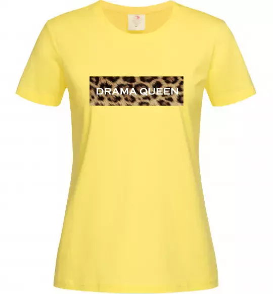 Жіноча футболка Drama Queen Лимонний фото