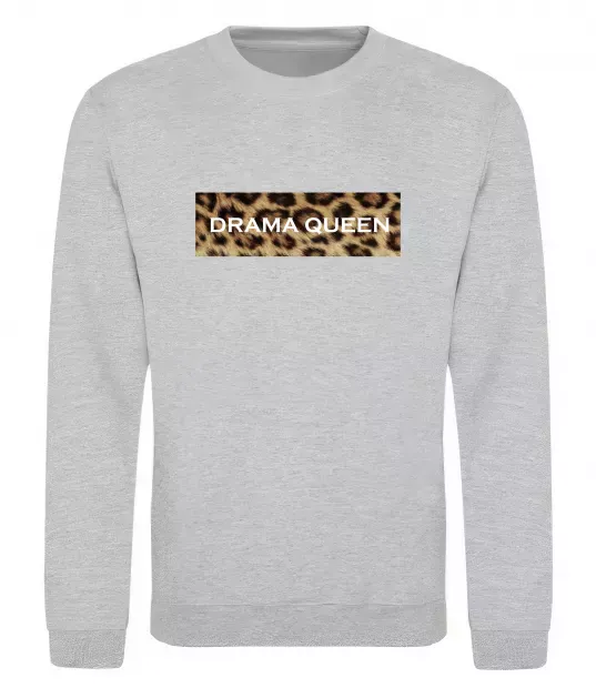 Свитшот Drama Queen Серый меланж фото