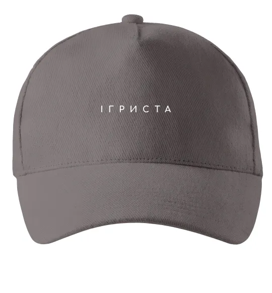 Кепка Ігриста ВИШИВКА Серый фото