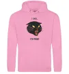 Мужская толстовка (худи) I said i`m fine! Розовый фото