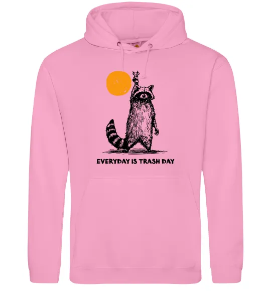 Жіноча толстовка (худі) Everyday is a trash day Рожевий фото