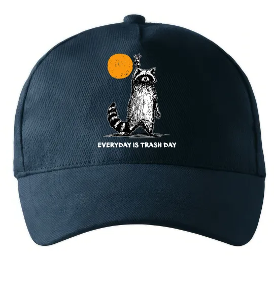 Кепка Everyday is a trash day Темно-синій фото