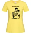 Женская футболка People are stupid Лимонный Женская футболка People are stupid Лимонный фото