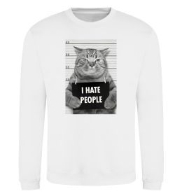 Світшот I hate people