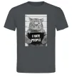 Мужская футболка I hate people Графит Мужская футболка I hate people Графит фото