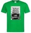 Мужская футболка I hate people Зеленый Мужская футболка I hate people Зеленый фото