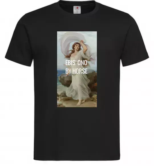 Чоловіча футболка Ebis ono by horse Чорний фото
