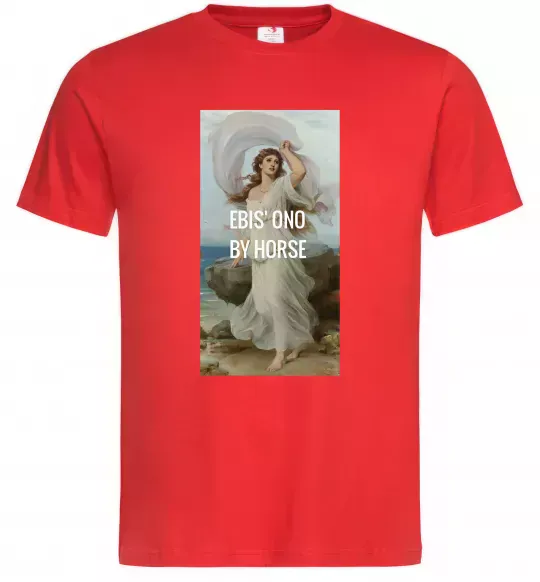 Чоловіча футболка Ebis ono by horse Червоний фото