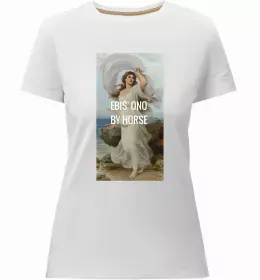 Жіноча преміум футболка Шо ? Білий фото