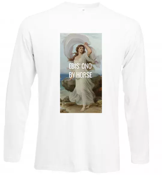 Лонгслив Ebis ono by horse Белый фото