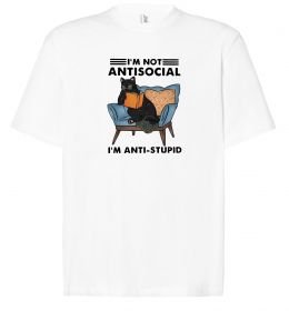Футболка Оверсайз I`m not antisocial