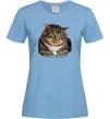 Жіноча футболка Скотиняки Блакитний Жіноча футболка Скотиняки Блакитний фото