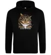 Мужская толстовка (худи) Скотиняки Черный фото