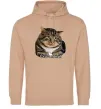 Женская толстовка (худи) Скотиняки Песочный фото