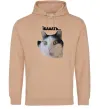 Чоловіча толстовка (худі) Здивований кіт Пісочний Чоловіча толстовка (худі) Здивований кіт Пісочний фото