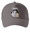 Кепка Здивований кіт Серый фото