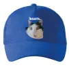 Кепка Здивований кіт Яскраво-синій фото