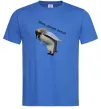 Чоловіча футболка Пінгвін дякую Яскраво-синій Чоловіча футболка Пінгвін дякую Яскраво-синій фото