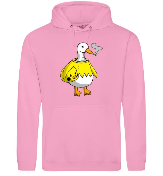 Чоловіча толстовка (худі) Качка аніматор Рожевий фото