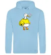 Чоловіча толстовка (худі) Качка аніматор Блакитний Чоловіча толстовка (худі) Качка аніматор Блакитний фото