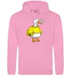 Жіноча толстовка (худі) Качка аніматор Рожевий фото
