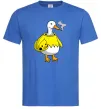 Чоловіча футболка Качка аніматор Яскраво-синій Чоловіча футболка Качка аніматор Яскраво-синій фото
