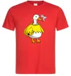 Чоловіча футболка Качка аніматор Червоний Чоловіча футболка Качка аніматор Червоний фото
