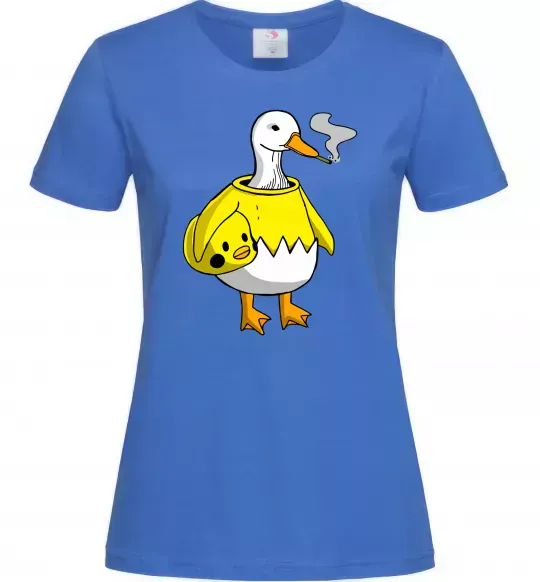 Женская футболка Качка аніматор Ярко-синий фото