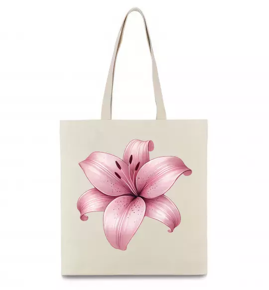 Еко-сумка Лілія Бежевий фото