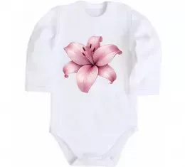 Детский боди Лілія Белый фото