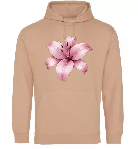 Чоловіча толстовка (худі) Лілія Пісочний фото