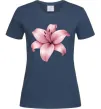 Женская футболка Лілія Темно-синий фото
