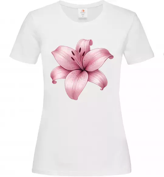 Женская футболка Лілія Белый фото