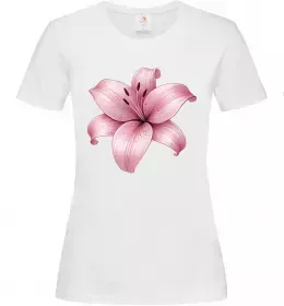 Женская футболка Лілія Белый фото