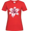Женская футболка Лілія Красный фото