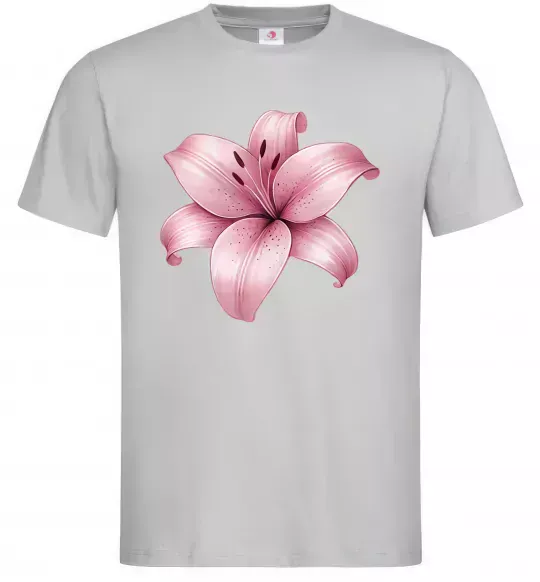 Чоловіча футболка Лілія Сірий фото